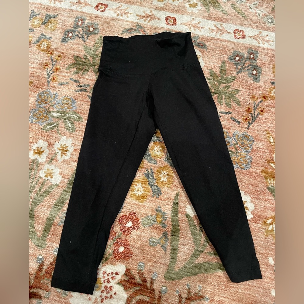 Zella XS cropped black leggings